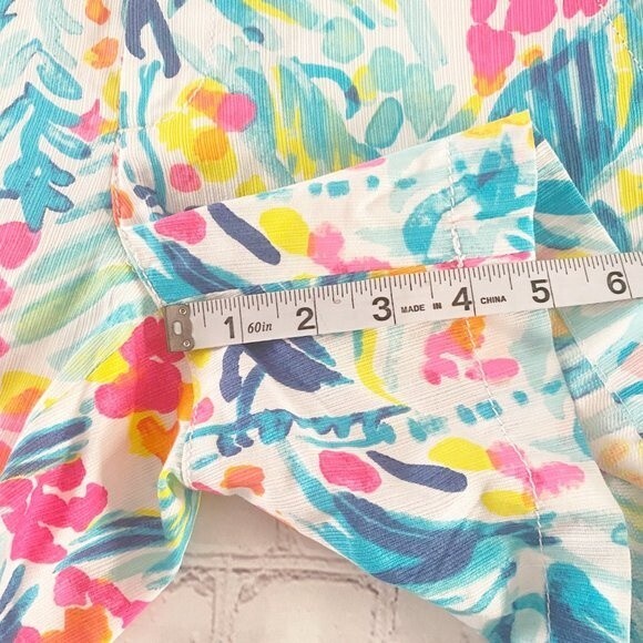 Lilly Pulitzer The Callahan Short Cotton 5" Shorts 0 Beach Coastal Cruise Beachy - Picture 12 of 12